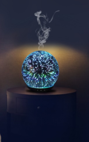 sanasta Glass Essential Oil Diffuser with auto-shut off - 3D Gala